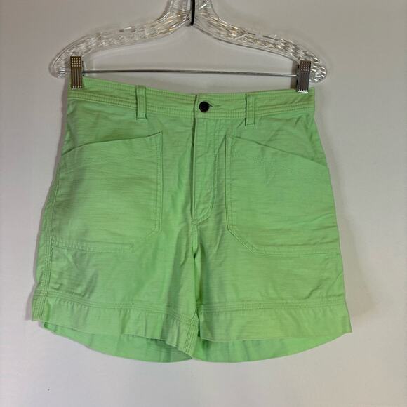 Patagonia Green Organic Cotton Shorts Relaxed Fit Size 6 CC0558 - Picture 1 of 10